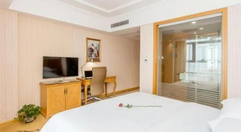 Bed in Vienna Hotel Jiangsu Kunshan Changjiang North Road Fenghuangcheng