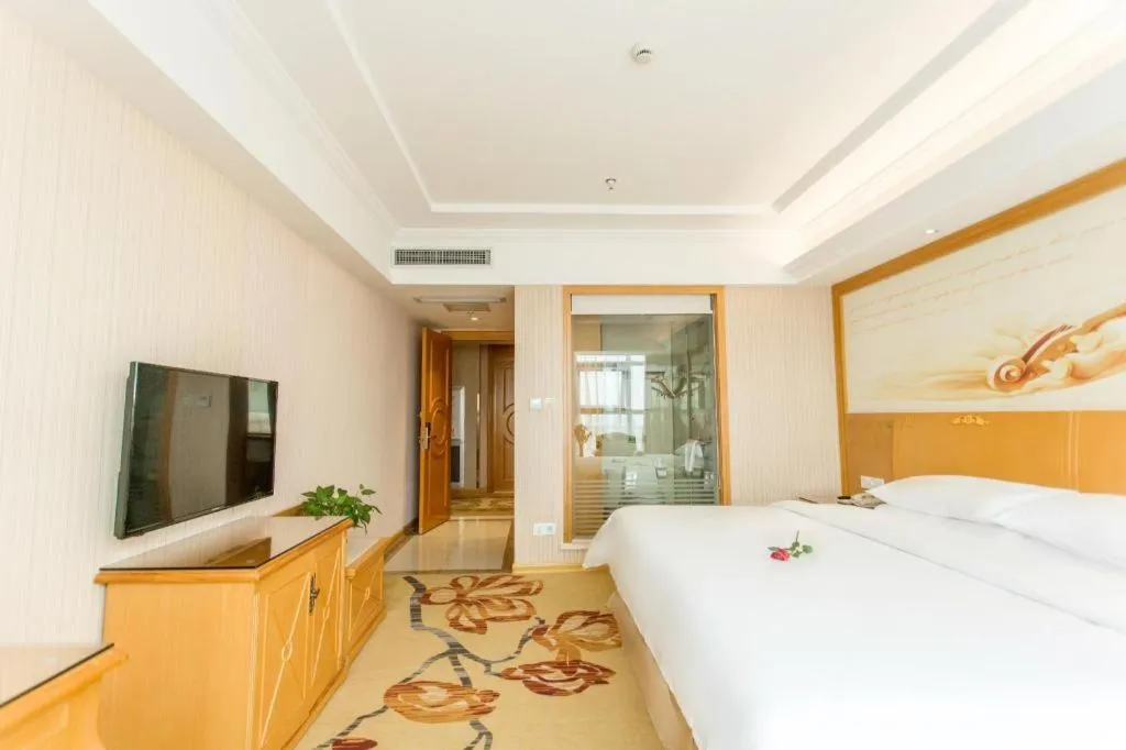 Bed in Vienna Hotel Jiangsu Kunshan Changjiang North Road Fenghuangcheng