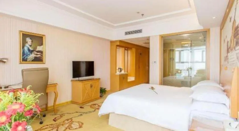 Bed in Vienna Hotel Jiangsu Kunshan Changjiang North Road Fenghuangcheng