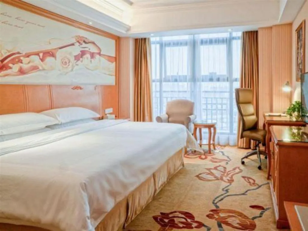 Bed in Vienna Hotel Jiangsu Kunshan Changjiang North Road Fenghuangcheng