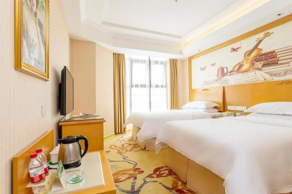 Bed in Vienna Hotel Jiangsu Kunshan Changjiang North Road Fenghuangcheng