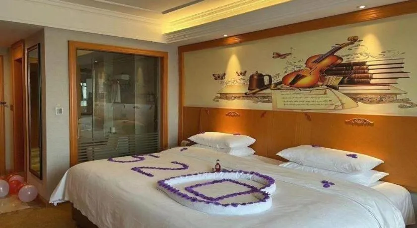 Bed in Vienna Hotel Guiyang North Station Dream City