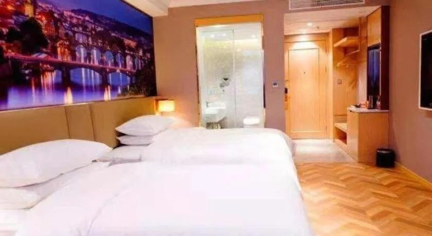 Bed in Vienna Hotel Jiangsu Dongtai Wanghai West Road
