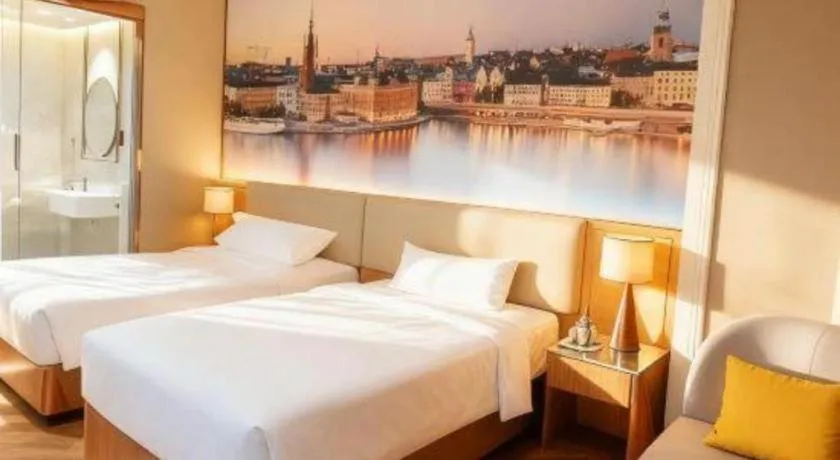 Bed in Vienna Hotel Jiangsu Dongtai Wanghai West Road