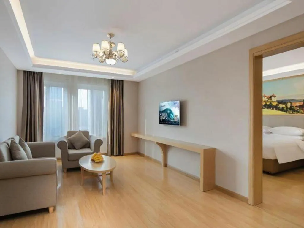 Bed in Vienna Hotel Jiangsu Dongtai Wanghai West Road