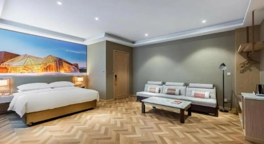 Bed in Vienna Hotel Jiangsu Dongtai Wanghai West Road