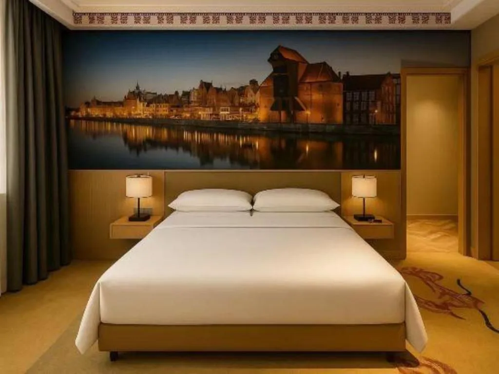 Bed in Vienna Hotel Jiangsu Dongtai Wanghai West Road