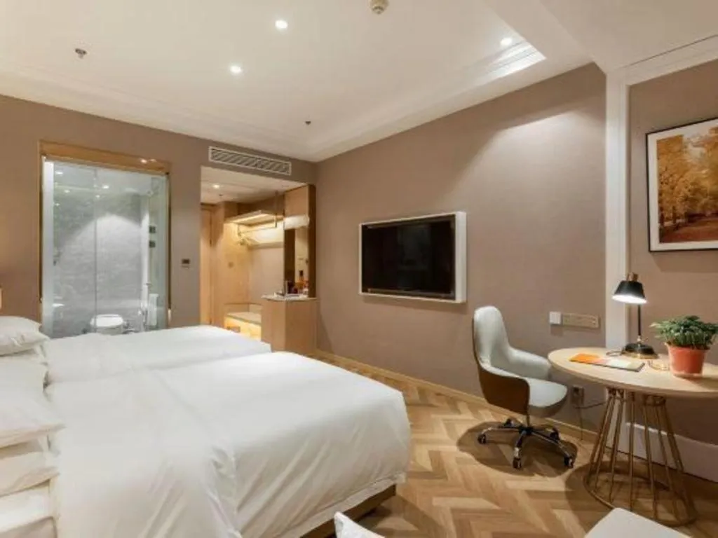 Bed in Vienna Hotel Jiangsu Dongtai Wanghai West Road