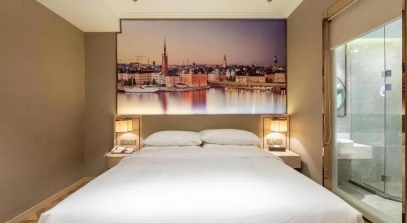 Bed in Vienna Hotel Jiangsu Dongtai Wanghai West Road