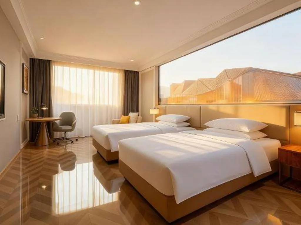 Bed in Vienna Hotel Jiangsu Dongtai Wanghai West Road