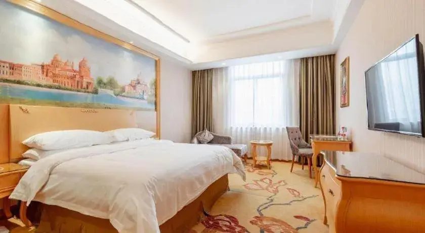 Bed in Vienna Hotel Changsha Yanghu Hanpu Bed in Vienna Hotel Changsha Yanghu Hanpu
