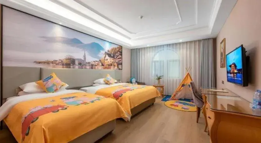 Bed in Vienna Hotel Changsha Yanghu Hanpu Bed in Vienna Hotel Changsha Yanghu Hanpu