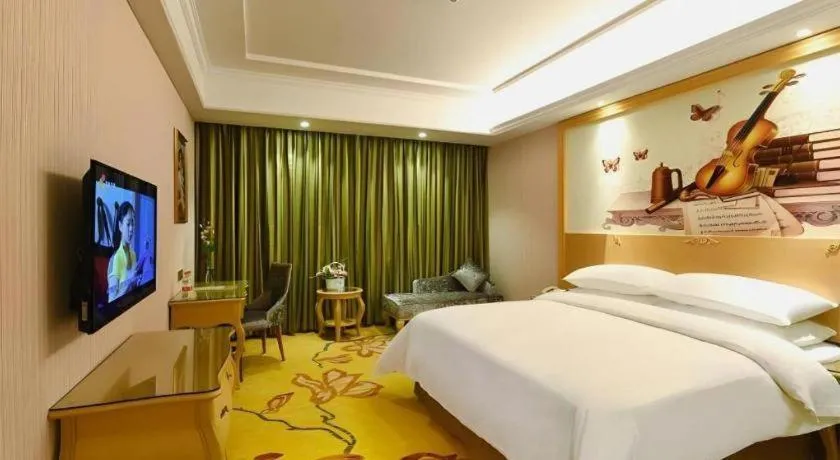 Bed in Vienna Hotel Changsha Yanghu Hanpu