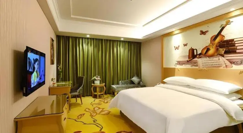 Bed in Vienna Hotel Changsha Yanghu Hanpu Bed in Vienna Hotel Changsha Yanghu Hanpu