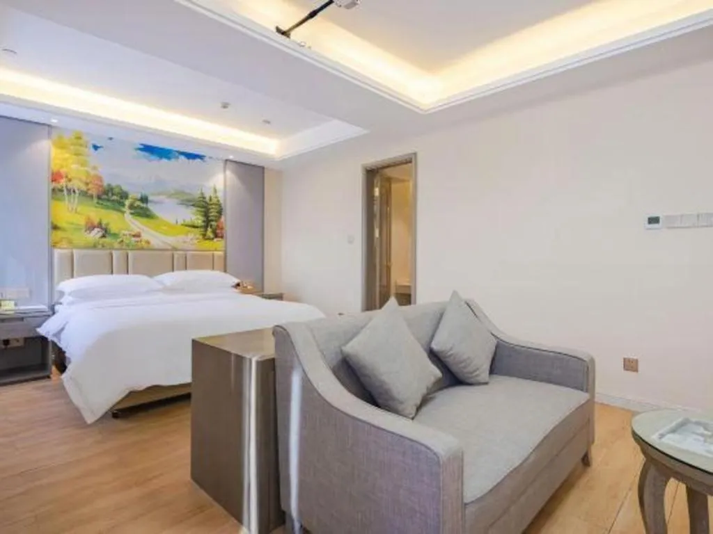 Bed in Venus International Hotel Kunming Baiyun Road Tongde Square