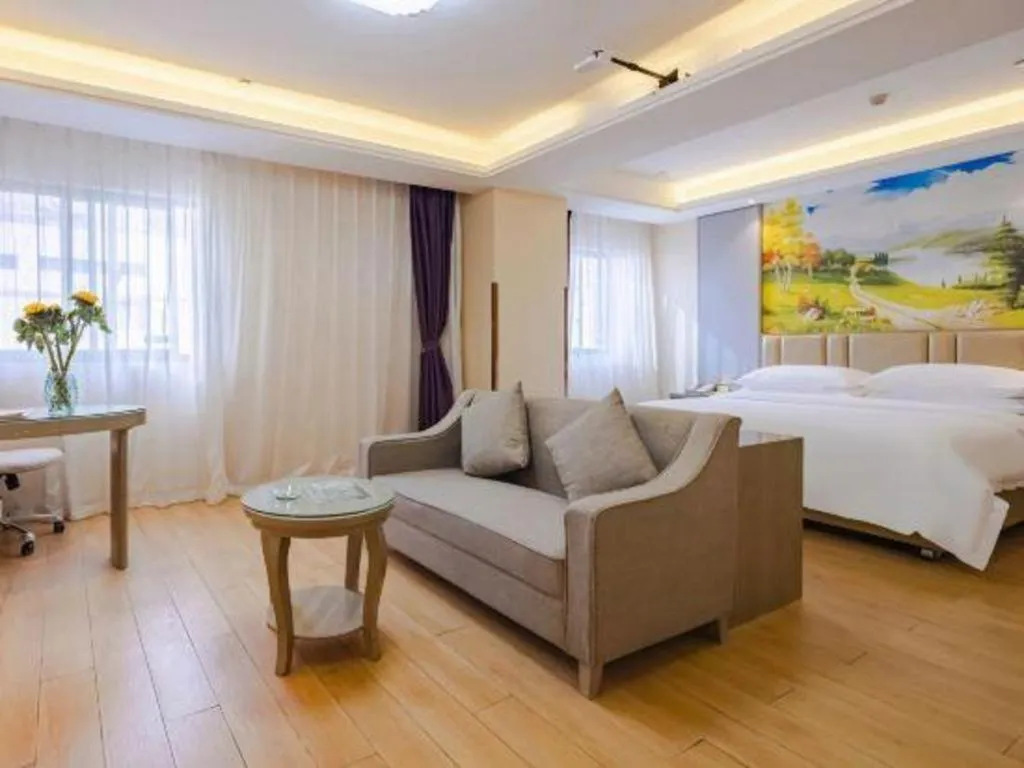 Bed in Venus International Hotel Kunming Baiyun Road Tongde Square