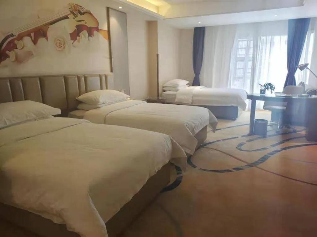 Bed in Venus International Hotel Kunming Baiyun Road Tongde Square