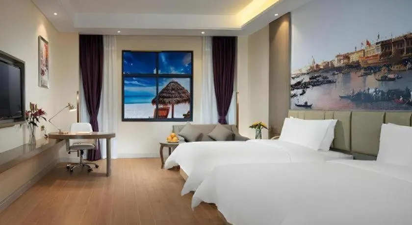 Bed in Venus International Hotel Kunming Baiyun Road Tongde Square