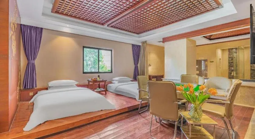 Bed in Venus International Hotel Kunming Baiyun Road Tongde Square