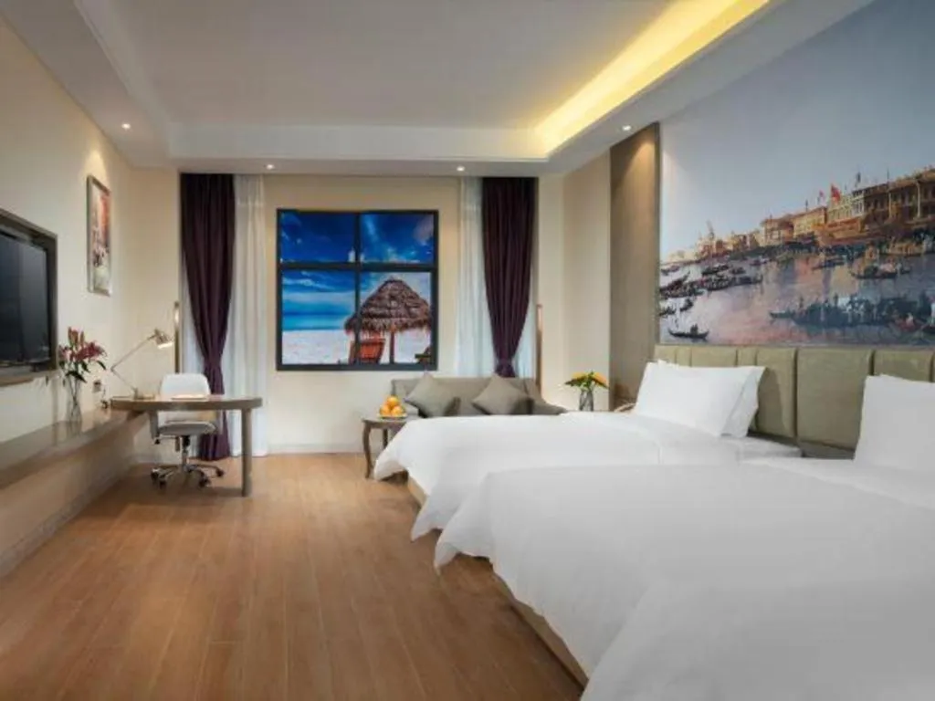 Bed in Venus International Hotel Kunming Baiyun Road Tongde Square