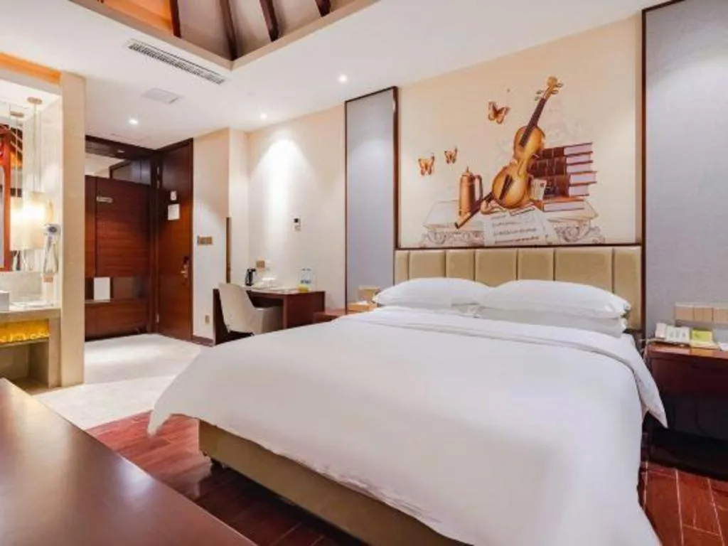 Bed in Venus International Hotel Kunming Baiyun Road Tongde Square