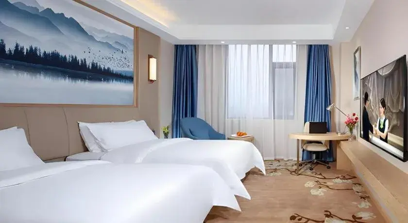 Bed in Vienna Hotel Baoshan Yongchang Road Bed in Vienna Hotel Baoshan Yongchang Road