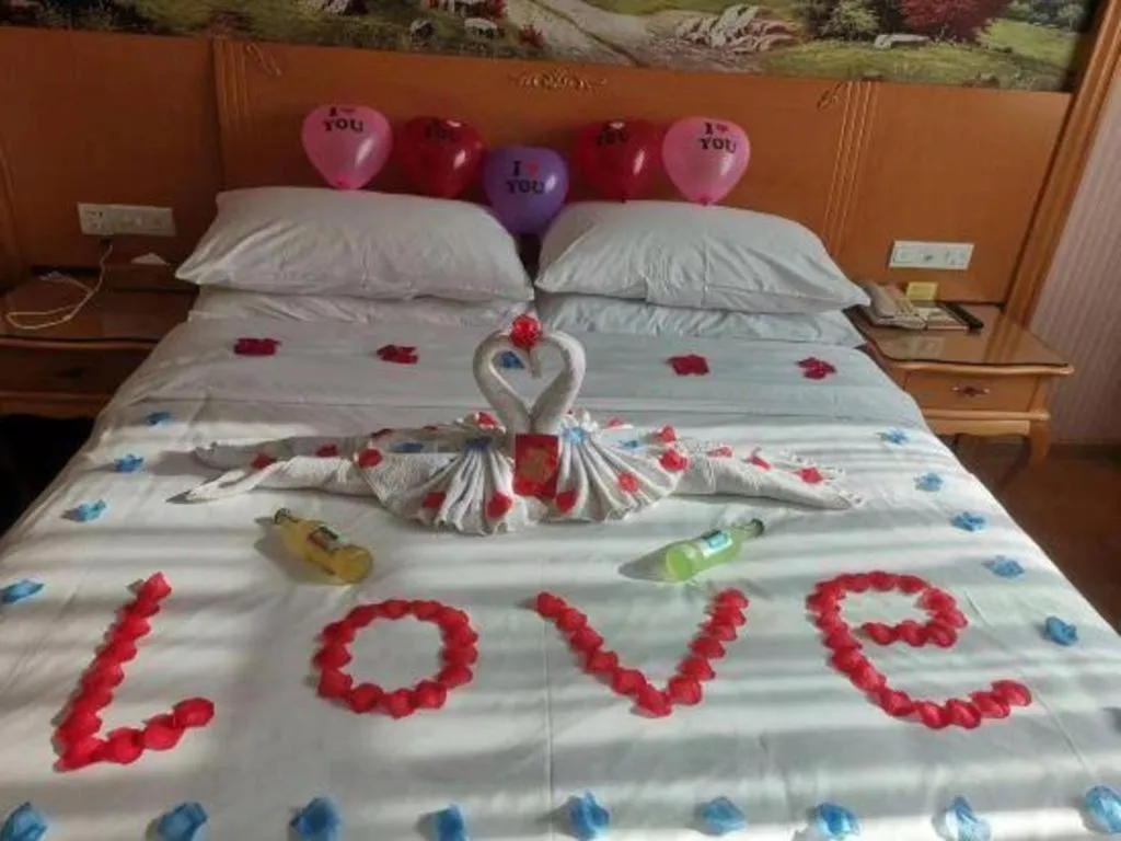 Bed in Vienna Hotel Guangdong Huiyang Qiuchang Yingbin Road