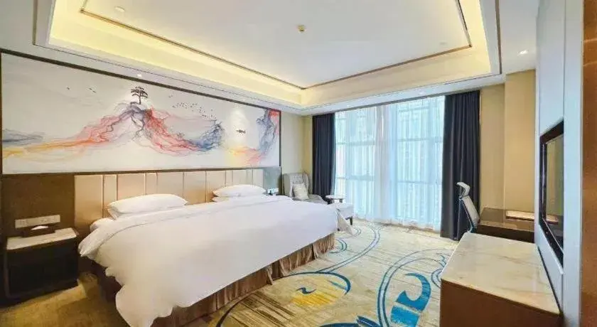 Bed in Venus Royal Hotel Nanning East High-Speed Railway Station Bed in Venus Royal Hotel Nanning East High-Speed Railway Station