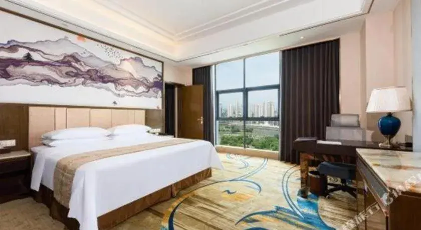 Bed in Venus Royal Hotel Nanning East High-Speed Railway Station Bed in Venus Royal Hotel Nanning East High-Speed Railway Station
