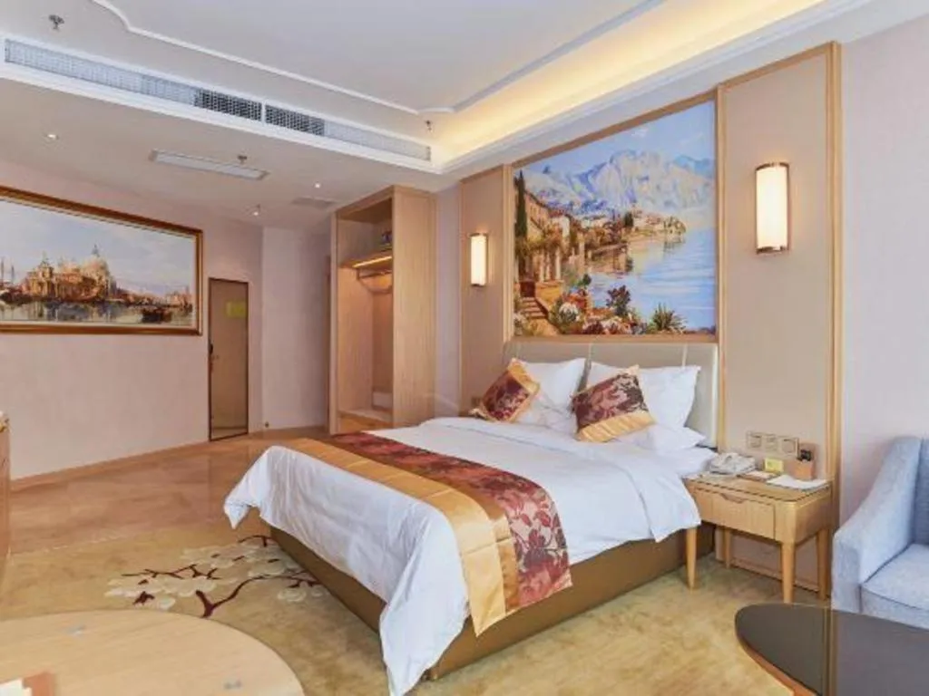 Bed in Vienna Hotel Fuzhou University Town Boshihou