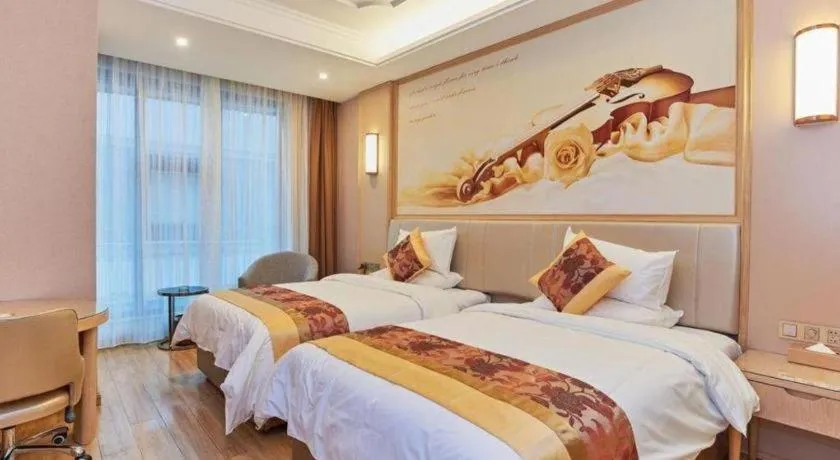 Bed in Vienna Hotel Fuzhou University Town Boshihou