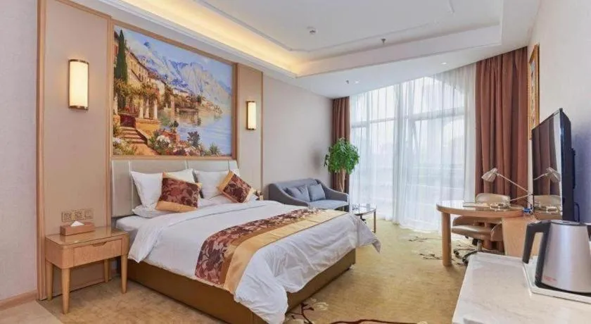 Bed in Vienna Hotel Fuzhou University Town Boshihou