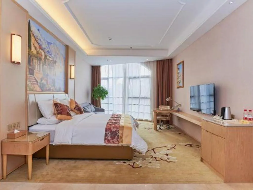 Bed in Vienna Hotel Fuzhou University Town Boshihou