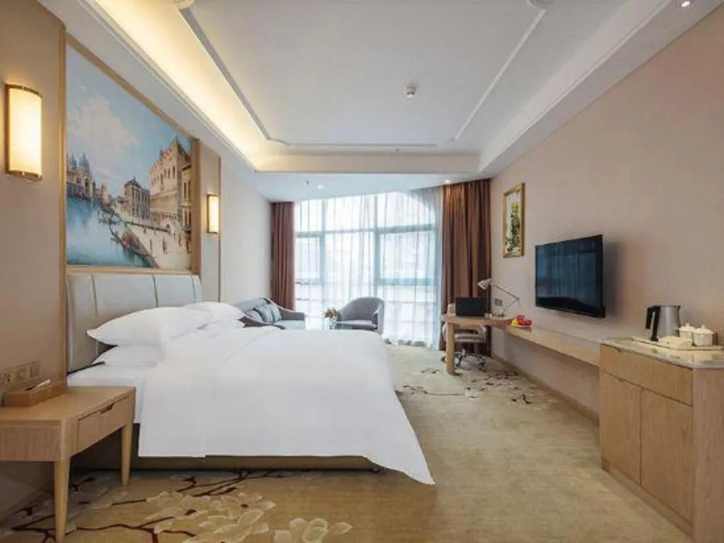 Bed in Vienna Hotel Fuzhou University Town Boshihou