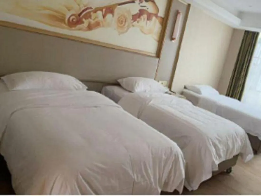 Bed in Vienna Hotel Zhejiang Quzhou Jianglang Mountain Scenic Area Xiakou