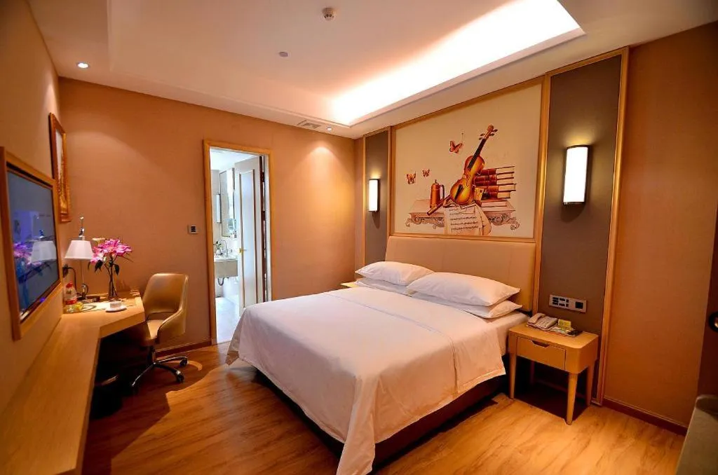 Bed in Vienna Hotel Guangdong Zhaoqing East Station Dinghu Mountain Scenic Area