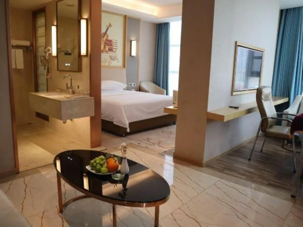 Bed in Vienna Hotel Guangdong Zhaoqing East Station Dinghu Mountain Scenic Area