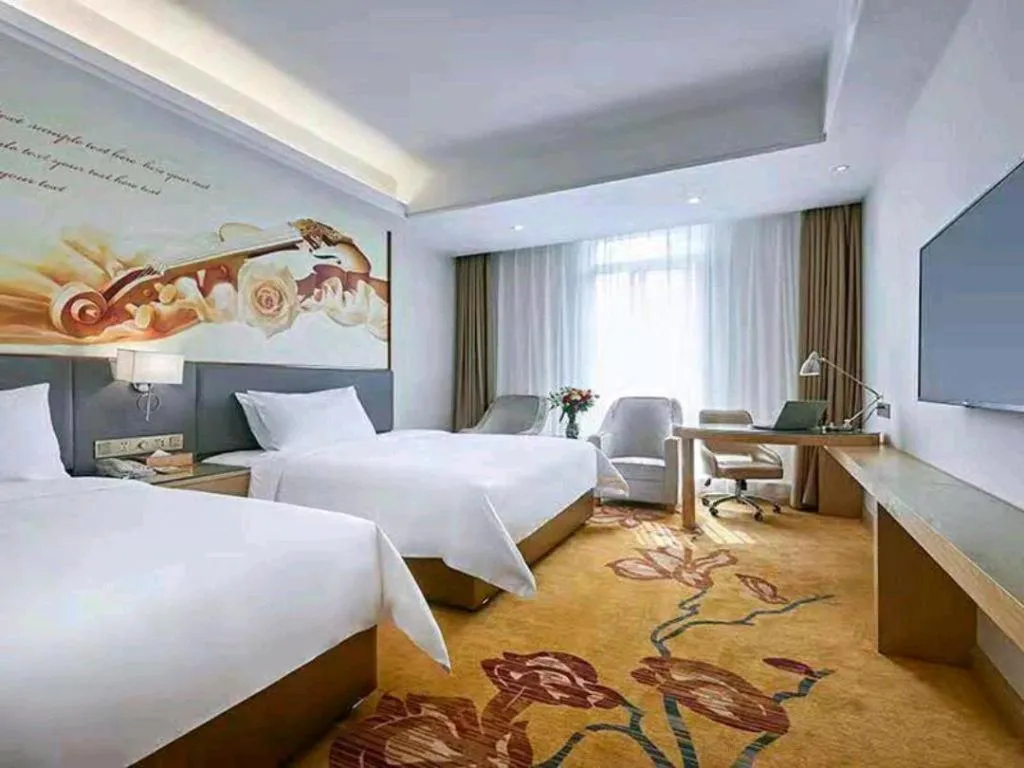 Bed in Vienna Hotel Shaanxi Weinan Shengli Street Railway Station
