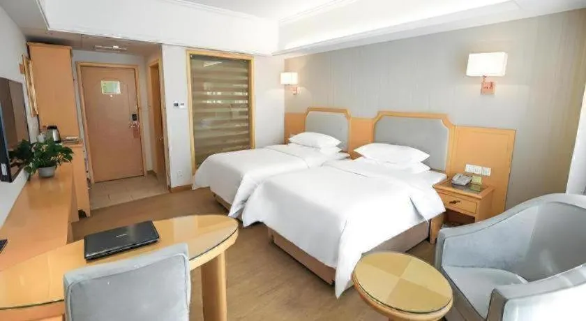 Bed in Vienna Hotel Shaanxi Weinan Shengli Street Railway Station