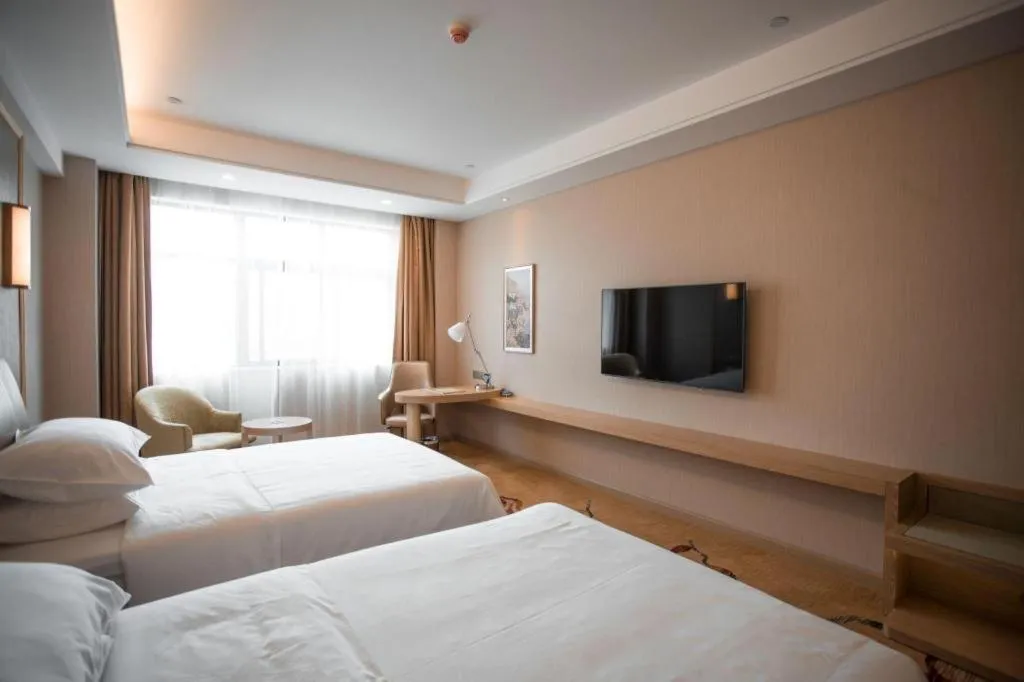 Bed in Vienna Hotel Shaanxi Weinan Shengli Street Railway Station