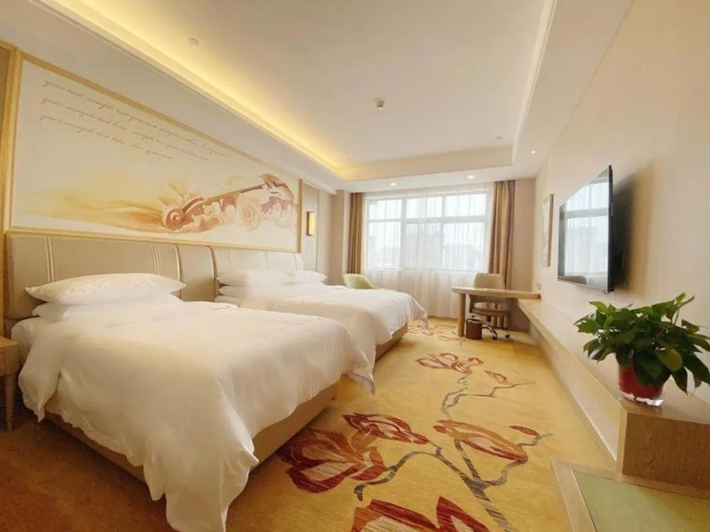 Bed in Vienna Hotel Shaanxi Weinan Shengli Street Railway Station