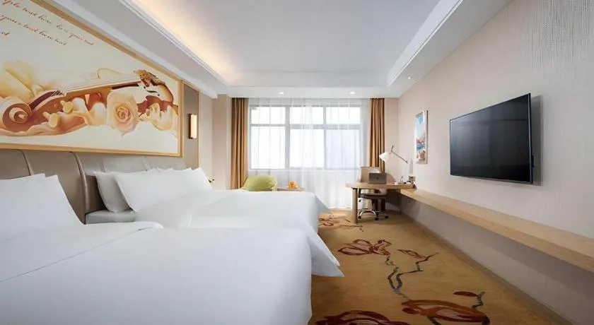 Bed in Vienna Hotel Shaanxi Weinan Shengli Street Railway Station