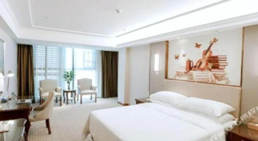 Bed in Vienna Hotel Jiangxi Fuzhou Lichuan Kangshu