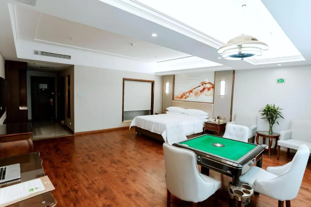 Bed in Vienna Hotel Jiangxi Fuzhou Lichuan Kangshu