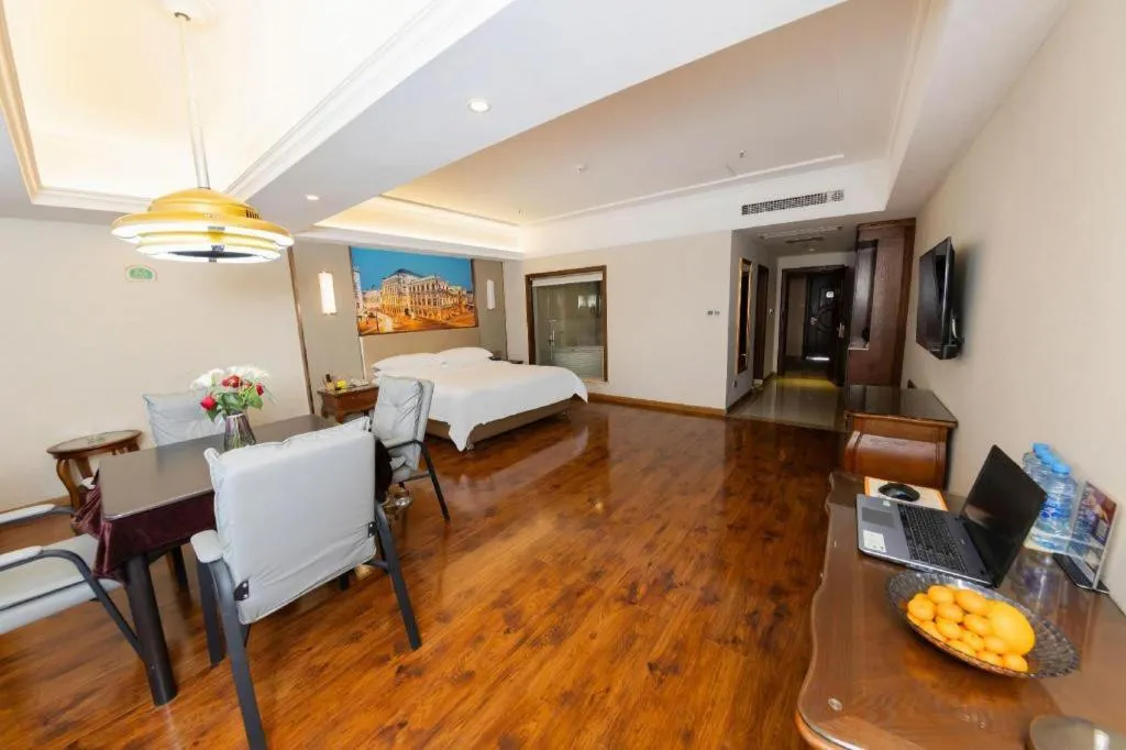 Bed in Vienna Hotel Jiangxi Fuzhou Lichuan Kangshu