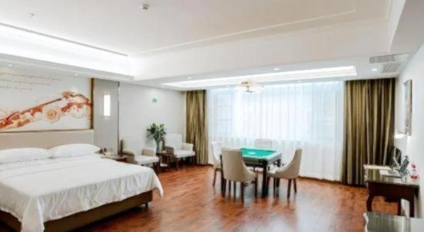 Bed in Vienna Hotel Jiangxi Fuzhou Lichuan Kangshu