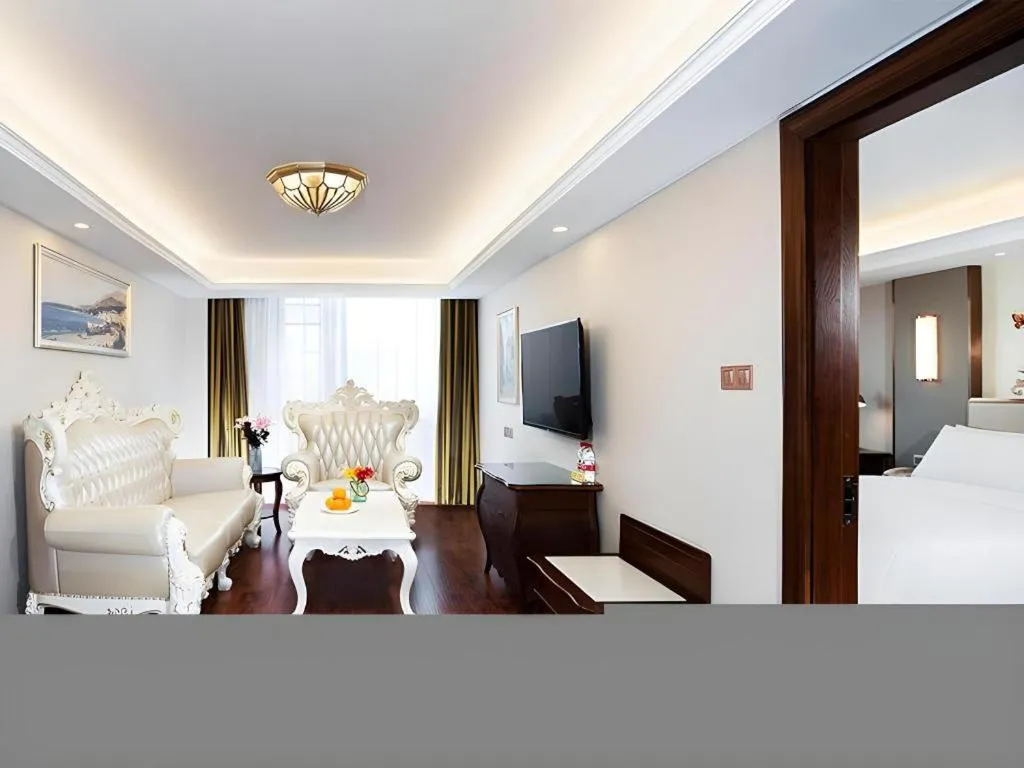 Bed in Vienna Hotel Jiangxi Fuzhou Lichuan Kangshu