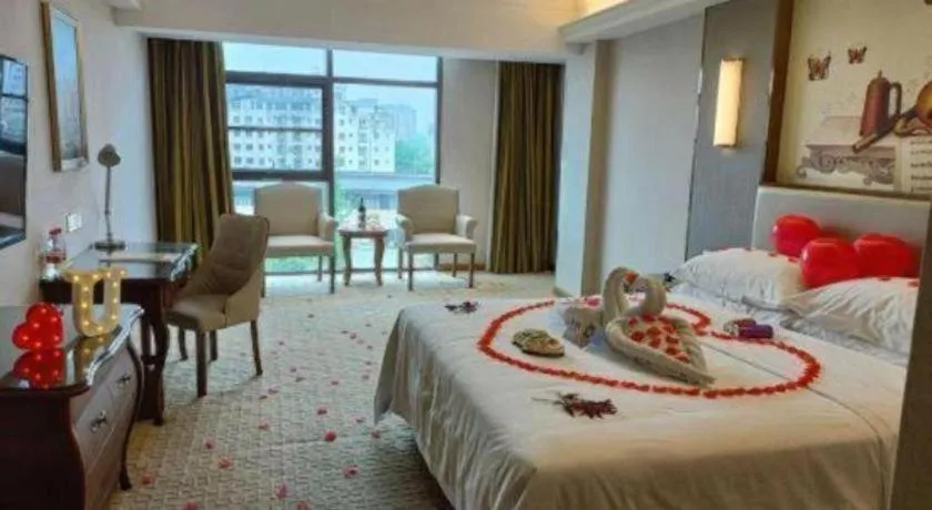 Bed in Vienna Hotel Jiangxi Fuzhou Lichuan Kangshu