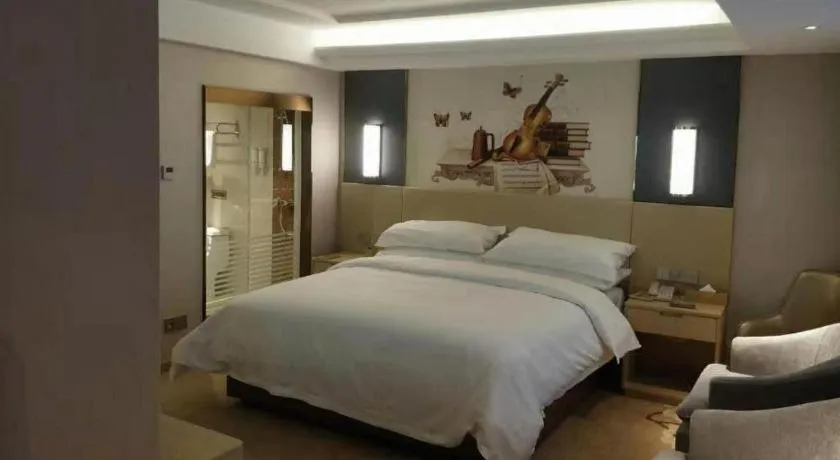 Bed in Vienna Hotel Yunnan Lijiang Ancient City