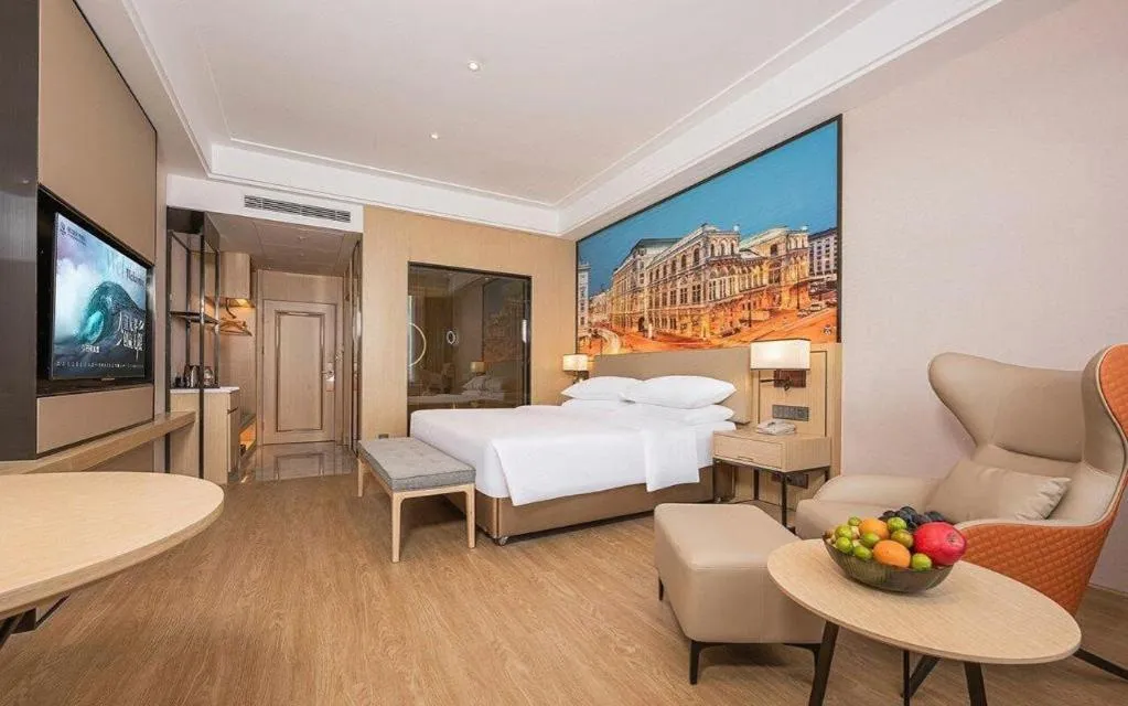 Bed in Vienna Hotel Qinghai Dachaidan